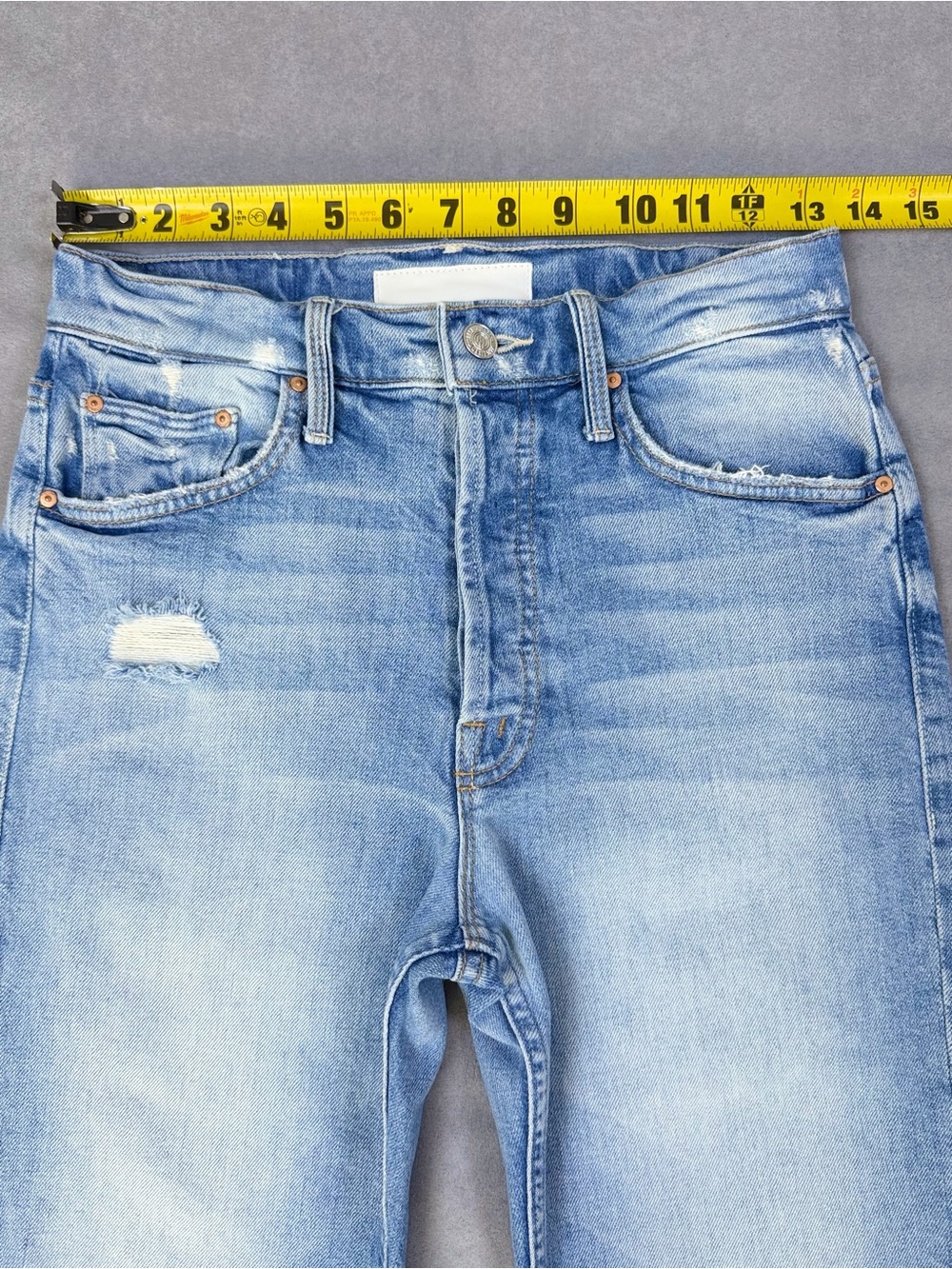MOTHER The Tomcat Jeans The Confession Size 26 Distressed - Picture 7 of 12